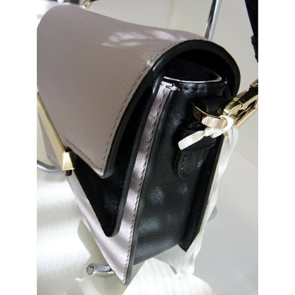 Kate Spade Carmel Crt Small Kaela Nouveaux/Black Leather & Suede Cross-body Bag - Picture 4 of 11